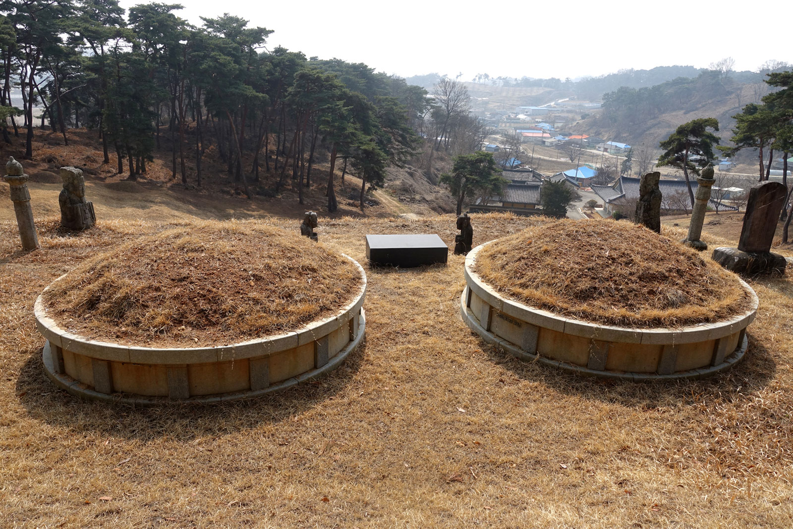 만전당 홍가신 선생 묘에서 바라본 풍경